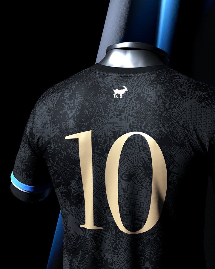 La Pulga Lionel Messi 10 Black Football Shirt - 2023/2024